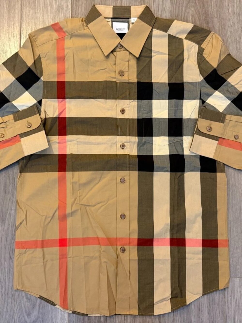 BURBERRY Archive Beige Vintage Check Shirt XL